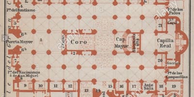 Bản đồ của nhà thờ Seville