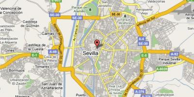 Andromeda de santa cruz Seville bản đồ