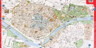 Seville trên bản đồ