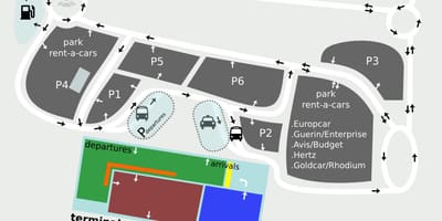 Valencia sân bay bản đồ