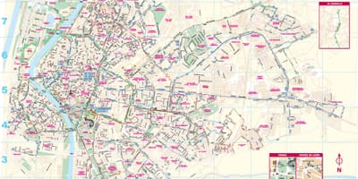 Seville sân bay, xe bus bản đồ