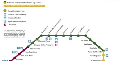 Metro Seville bản đồ